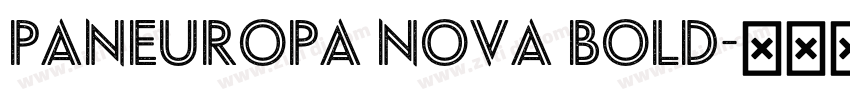 Paneuropa Nova Bold字体转换